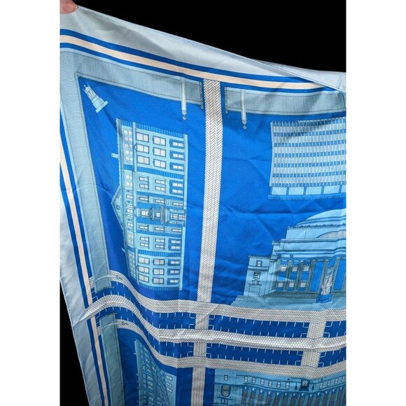 The Clearly Collection Morningside Heights Alma Matter Silk Scarf - Picture 2 of 6